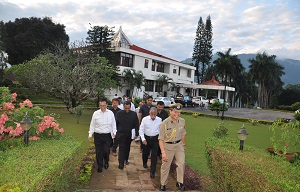 The Governor designate Brig. (Dr.) B.D. Mishra (Retd) visit Raj Bhavan Campus on  3rd October2017. 